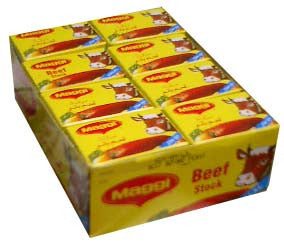 Maggi Beef Stock, HALAL, CASE 20g(2 cubes)x24pk Discount