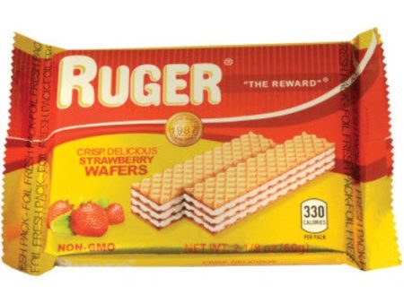 Ruger Strawberry Flavored Wafers, 60g Online Hot Sale