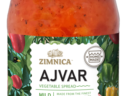 Ajvar Vegetable Spread, Mild (Zimnica) 23.6 oz Supply