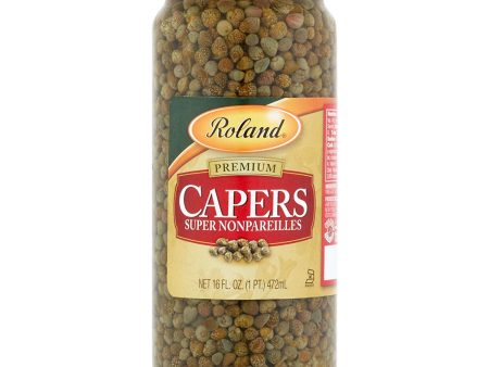 Capers Super Nonpareilles Imported (Roland) 16 oz on Sale