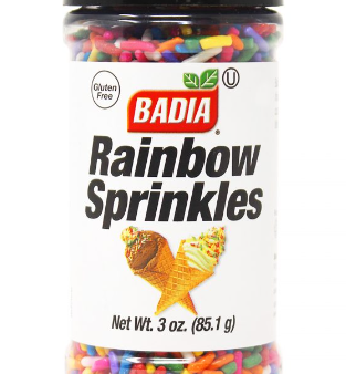 Rainbow Sprinkles (Badia) 3 oz For Cheap