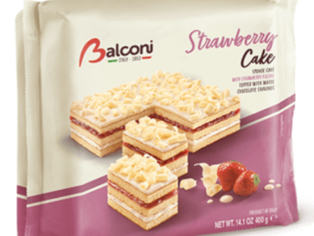 Strawberry Cake Dessert (Balconi) 400g Fashion