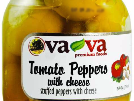 Tomato Peppers Stuffed with Cheese (Vava) 510g on Sale