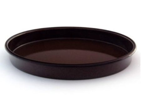 Round Enamel Pan - Shallow (32 cm), approx. 1 in. deep on Sale