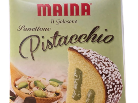 Panettone Pistachio Filled (Maina) 750g on Sale